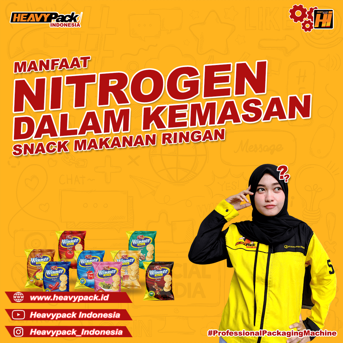 Manfaat Nitrogen Dalam Kemasan Snack Makanan Ringan